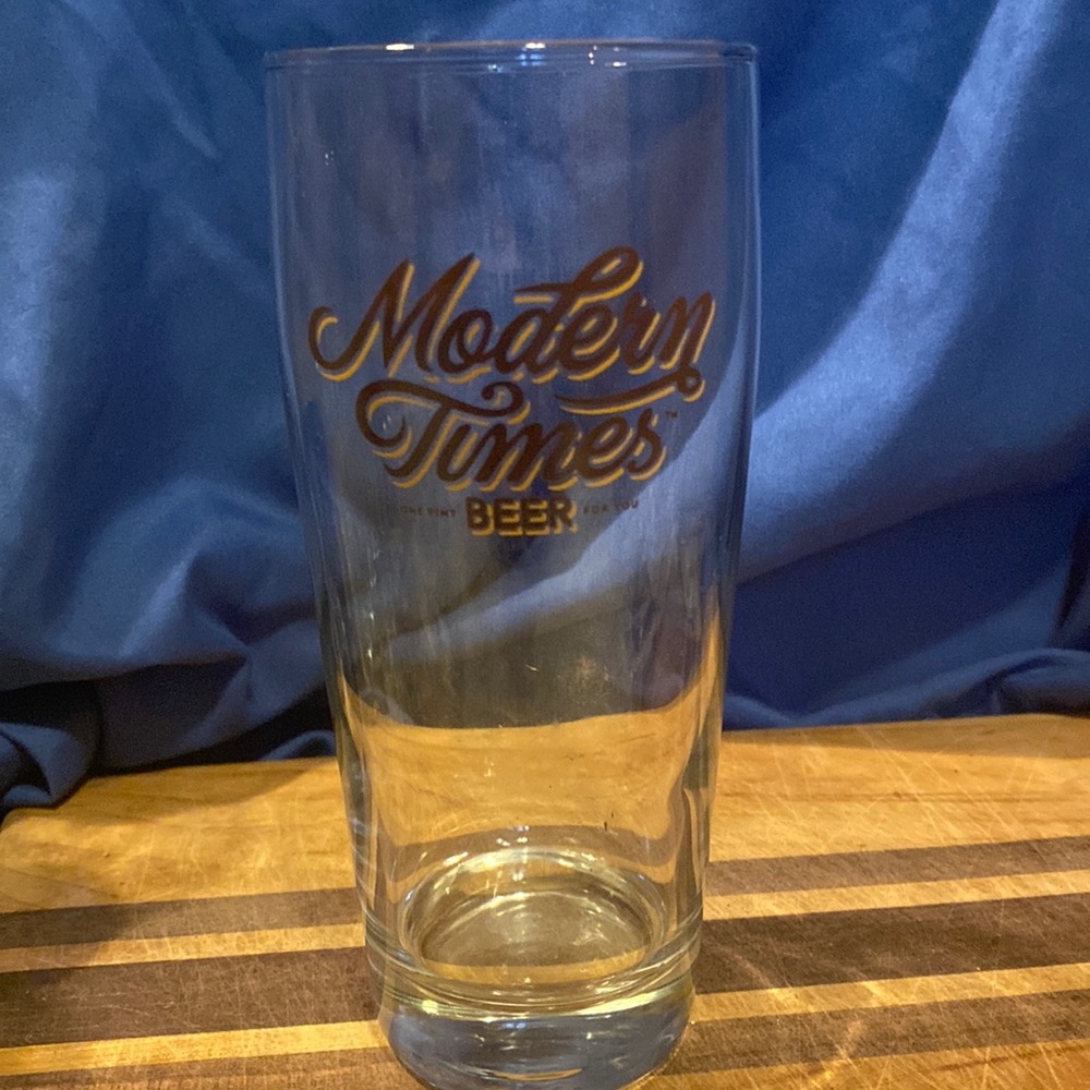 Modern Times Beer glass